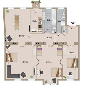 Appartement met Drie Slaapkamers